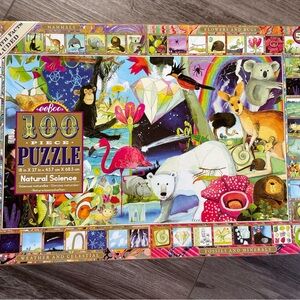 eeBoo Natural Science 100 Piece Puzzle - Multicolor